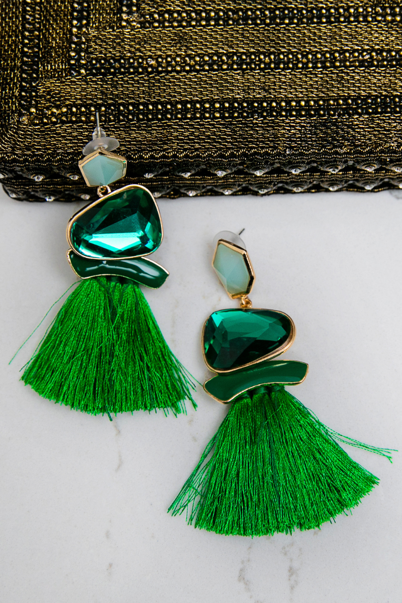 Goddess Drop Earrings - Heiress Gems