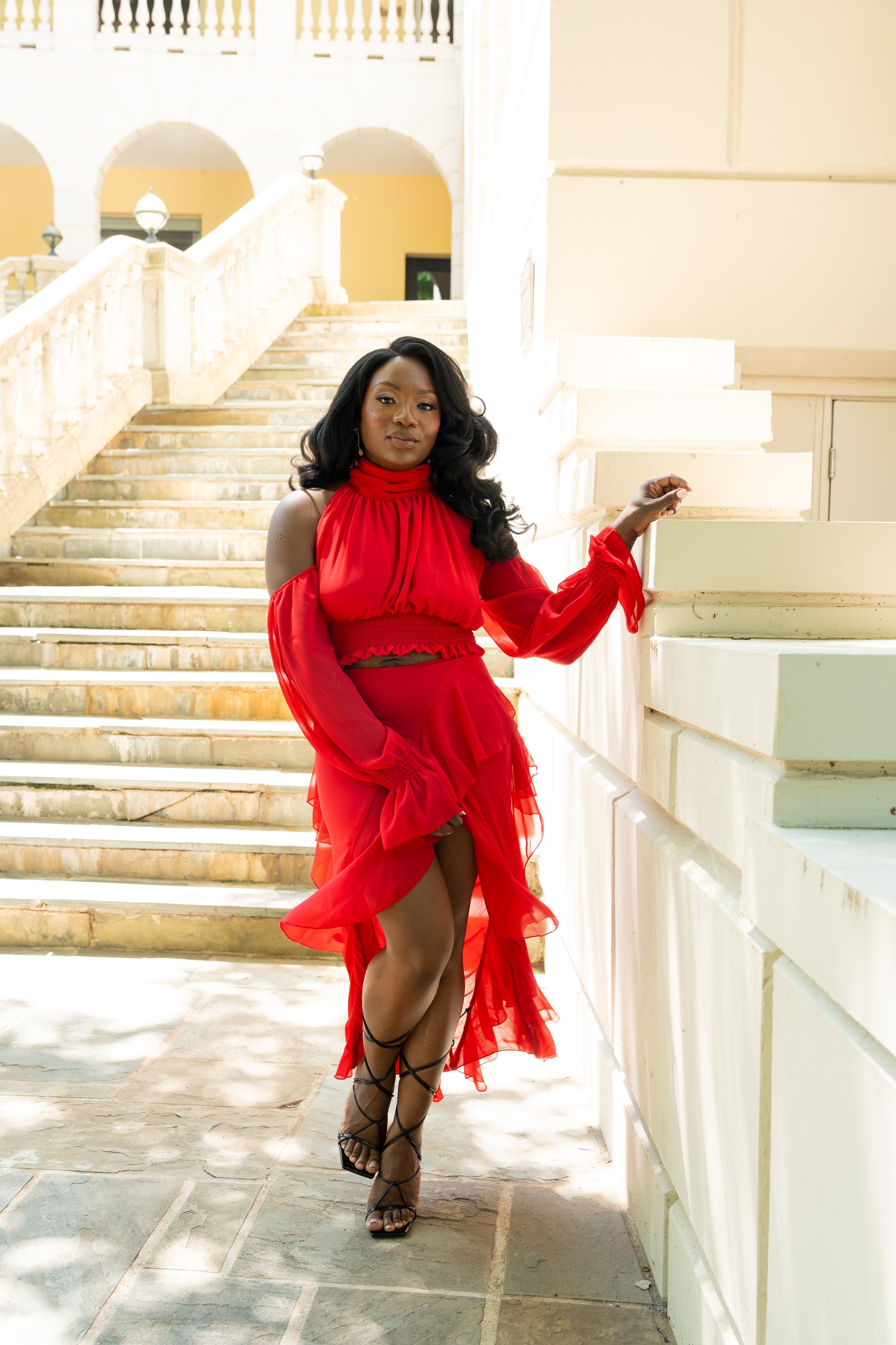 The Rodeo Drive Set in Scarlet - Heiress Gems
