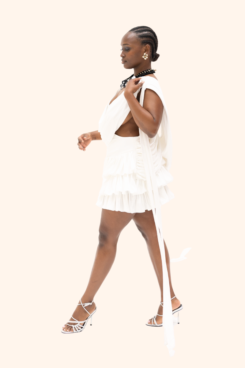 The Socialite Dress in Noir - Heiress Gems