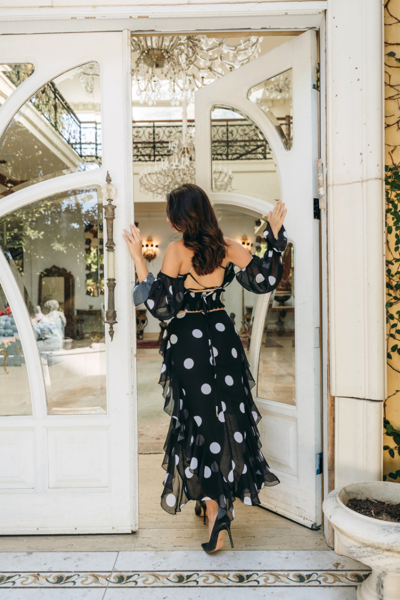 The Heiress Polka Set in Noir - Heiress Gems