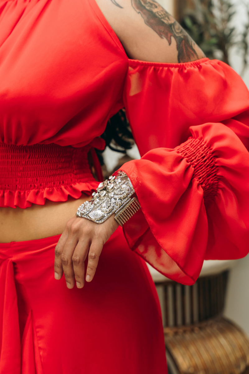 The Rodeo Drive Set in Scarlet - Heiress Gems