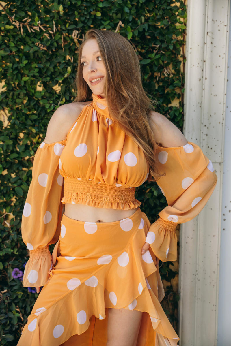 The Heiress Polka Set in Marigold - Heiress Gems