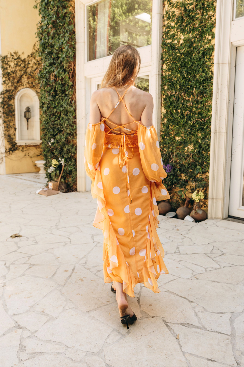 The Heiress Polka Set in Marigold - Heiress Gems